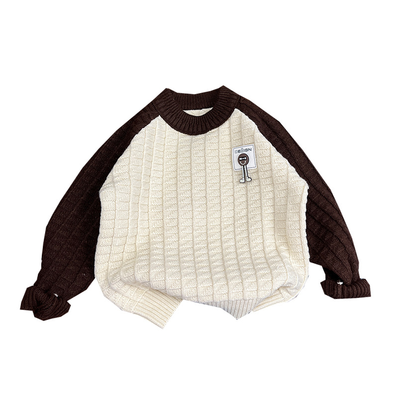 Kids Sweaters Wholesale Autumn Kid Knitted Sweater Warm Long Sleeve Sweaters for Kids