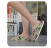 Fashion Wholesale Women's Platform Flip Flops Leopard Print EVA Soft Sole Slippers