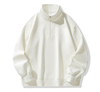 Men'S Stand-Up Collar Sweater Pullover Sweatshirt Zip Collar Custom Design Zip Neck Hoodies For Men