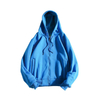 Hoody French Terry Vintage Wash Zip Up Hoodie Embroidery Custom Hoodies