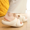 New Design Solid Color Slippers Ladies Outdoor Beach Shoes Wholesale Flat Slides Summer Sandals for Women