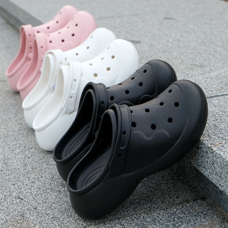 Factory Plastic Beach Anti-Slip Home Walking Girls Outdoor Sandal Man Ladies Eva Flat Sandals For Adult