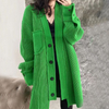 Autumn Winter Women's Sweaters Full Sleeve Oversized Casual Knitted Loose Long Cardigan Sweater Coat