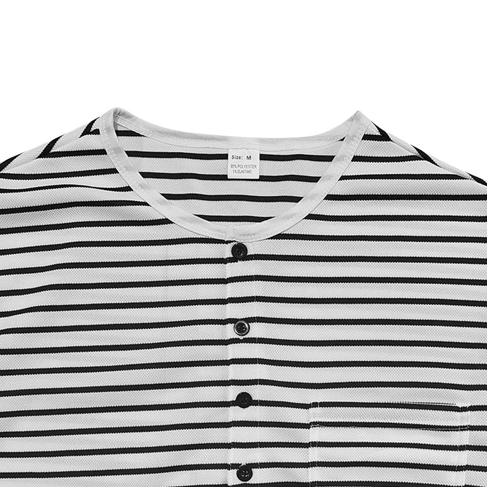 Men's Long Sleeve Striped Shirt Business Casual Shirts Cotton Fabric Formal Office Shirts For Men