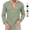 Fashion Casual Slim Brand V Neck Solid Color Long Sleeves T Shirt For Men