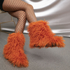Wholesale Fashion Winter Cute Fluffy Snow Boots Faux Fur Snow Boots Women
