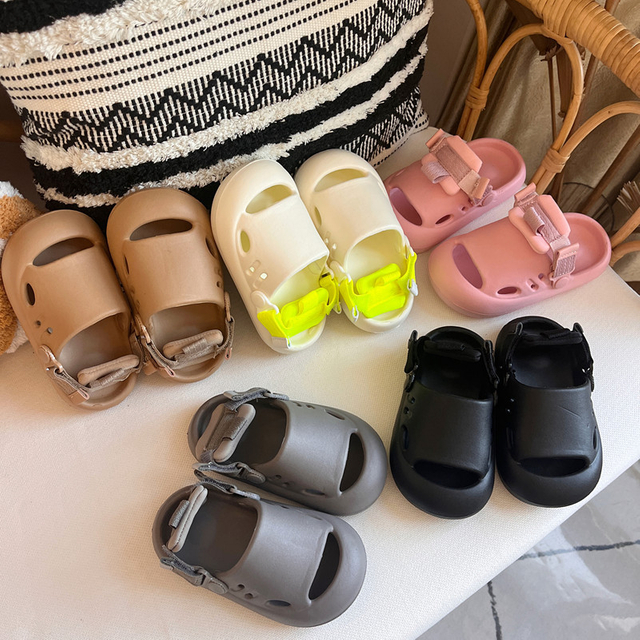Boys Shoes Breathable EVA Walking Sandals Shoes Soft Sole Sandals for Kids