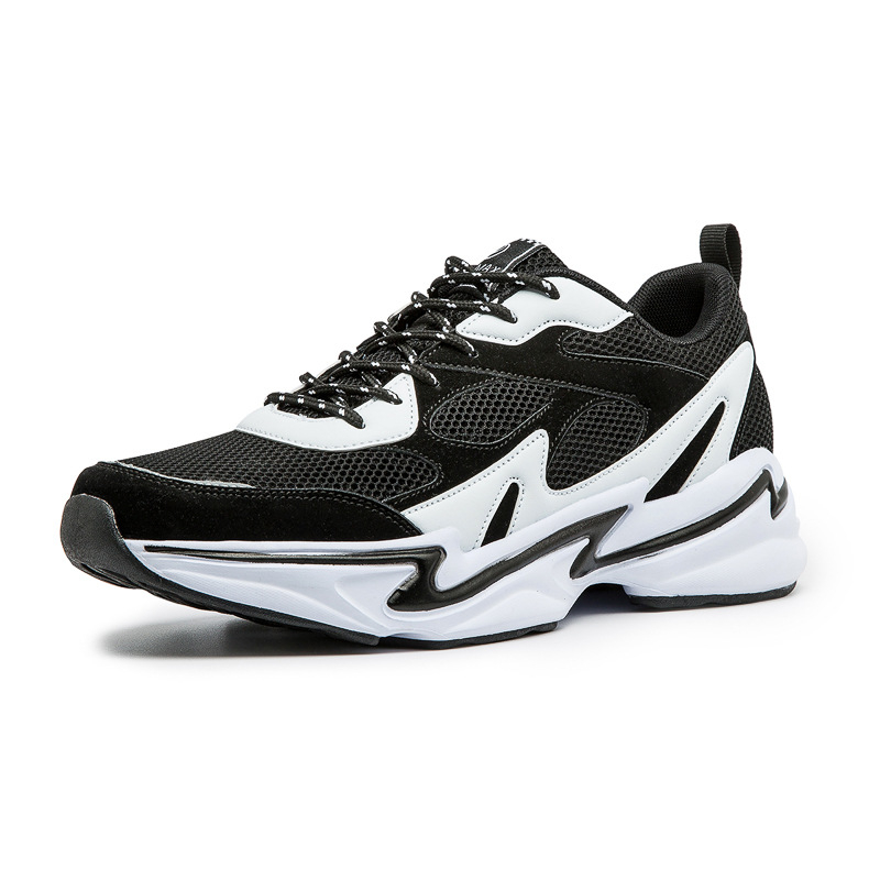 Fashion Luxury Designer Sneakers Black Leather Casual Men Sneaker Shoes for Mens