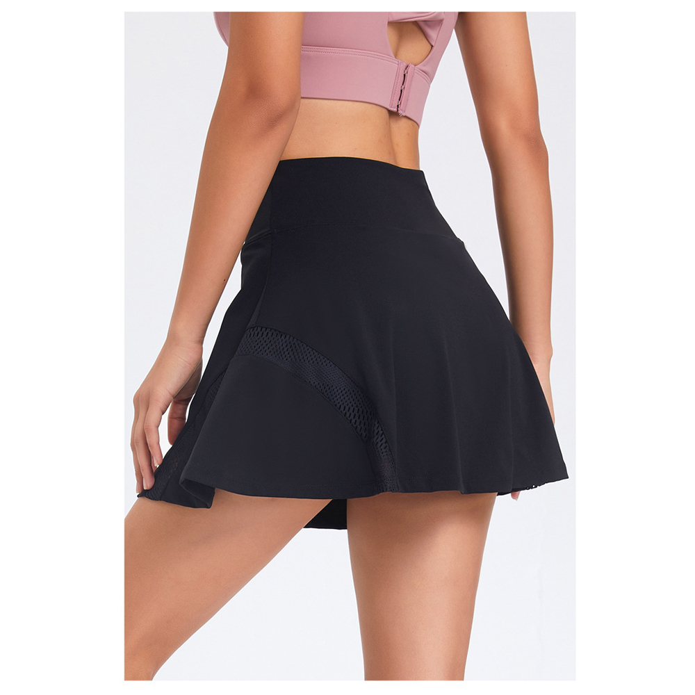 Custom Logo Mesh Breathable Shorts Lining Tennis Badminton Golf Mini Skirt Workout Sports Fitness For Women