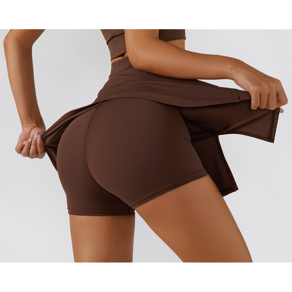  Girls Women Quick Dry Tennis Skirt With Lining Shorts High Waisted Quick Dry Athletic Sports Skirts