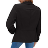 Womens Lightweight Thin 3/4 Sleeve Open Front Blazer Plus Size Woman Blazer Jacket