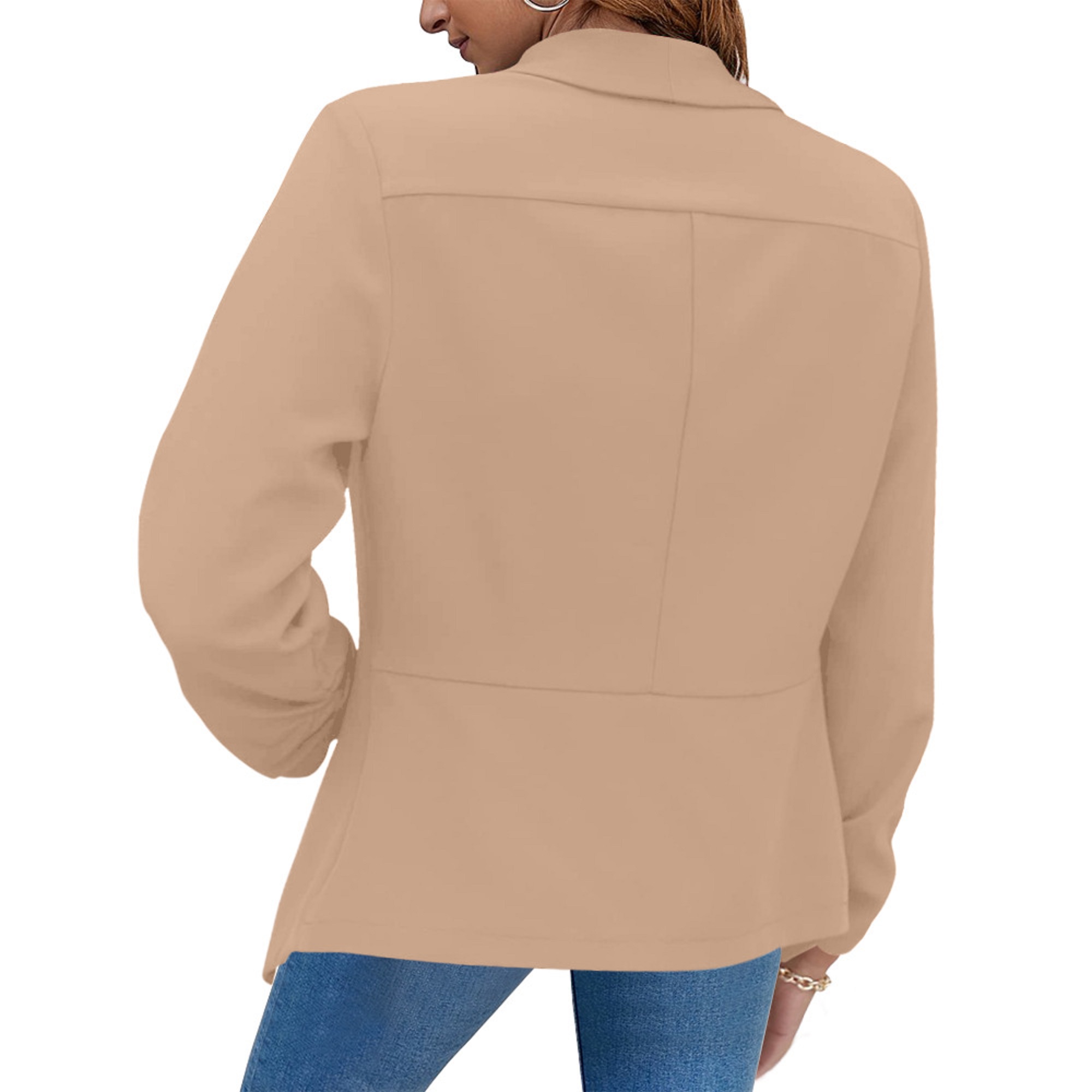 Fashion Leisure Solid Color Women Blazer Ladies Candy Colors Cardigan Suit Jackets Cheap Elegant Blazer