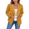 Fashion Leisure Solid Color Women Blazer Ladies Candy Colors Cardigan Suit Jackets Cheap Elegant Blazer