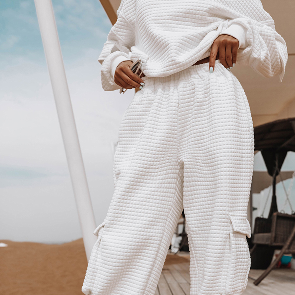 Knit Joggers Women 2 Piece Sets Fall Clothing Winter Sportswear Ladies Sweat Suits