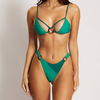 Backless Two Piece Lady Summer Swimsuit Sexy Ultra-Thin Mini Bikini Swimwear