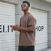 Wholesale Men Blank T-shirt Custom Quality Cotton Loose Drop Shoulder Oversize T Shirt