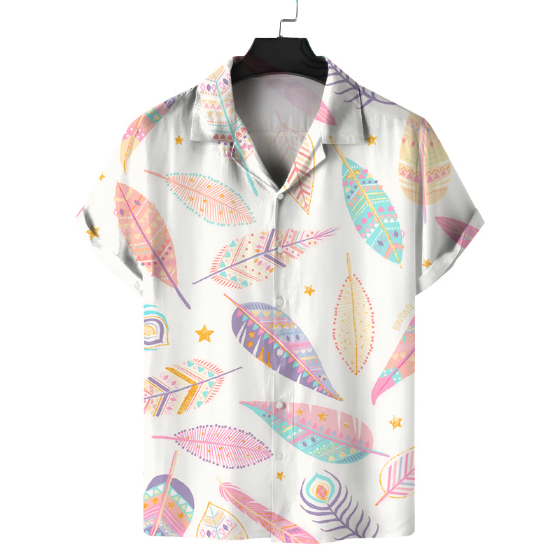  Men's Shirts Custom Men's Designer Short Sleeve Shirts Slim Fit Men's Casual Shirts 