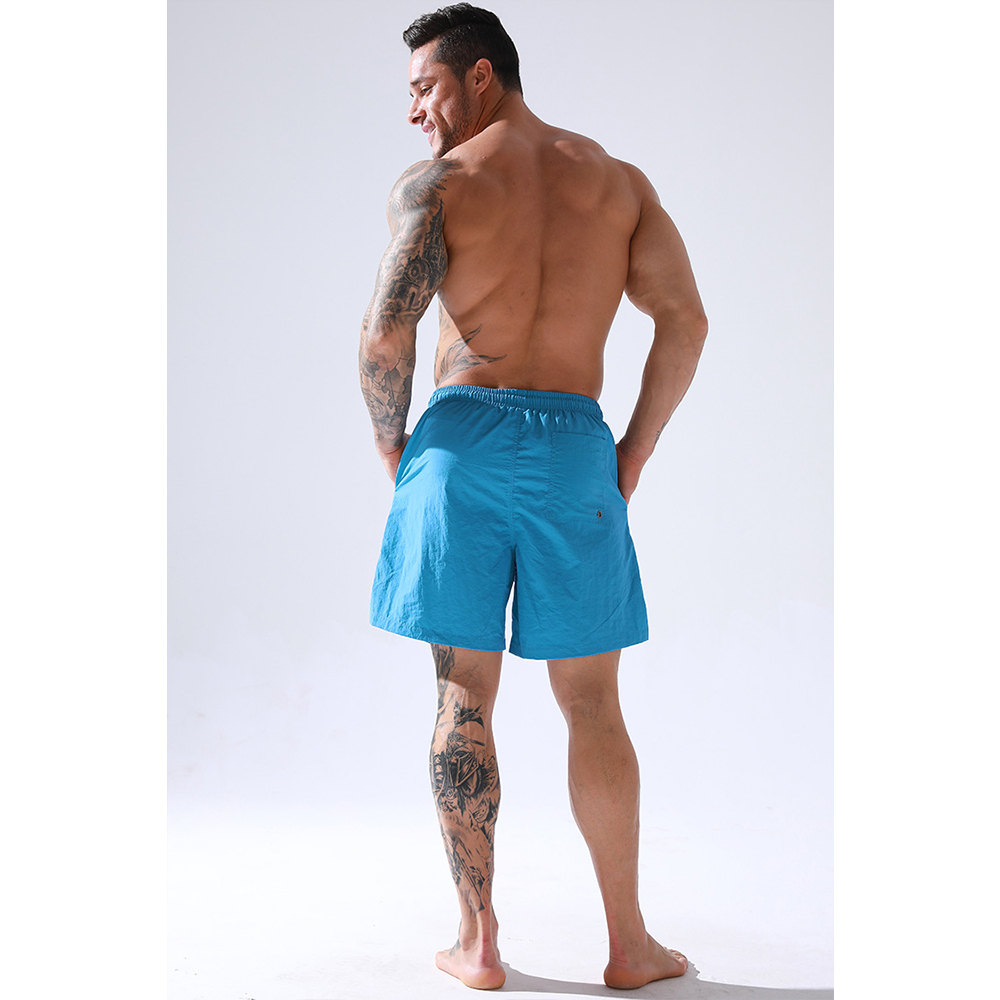 High Quality Quick Dry Beach Swim Shorts Nylon Men Board Short Swim Trunks Custom Logo Printing Mens Swim Shorts