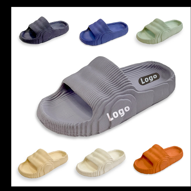 Flat slides shoes summer flats sandals for women funny ladies high heel bath beach slippers