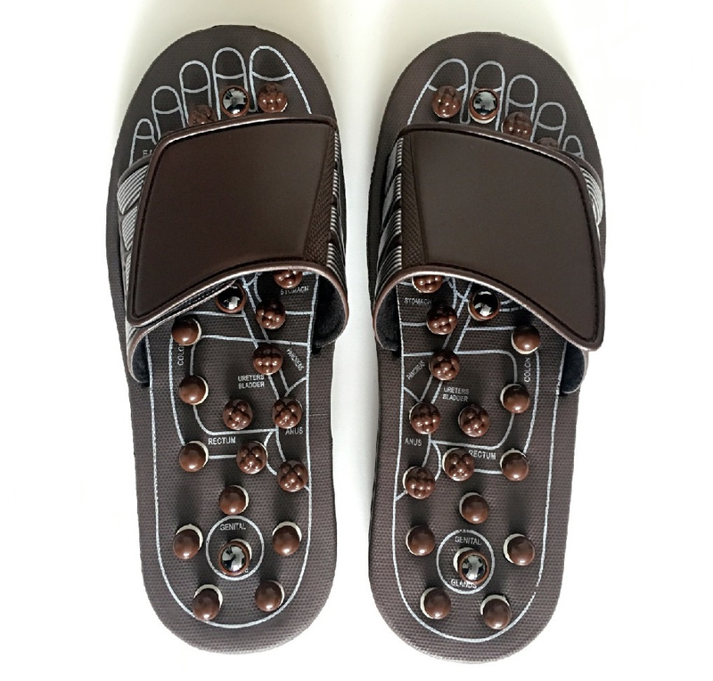 Feet Massage Slippers Foot Reflexology Acupuncture Therapy Massager Shoes