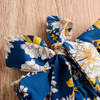 Kids Girls Summer Clothes Sets Sleeveless Button Tops +bowknot Belt Shorts 2pcs Suit Kids Baby Girl Sunflower Clothes