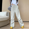 High Waist Drawstring Casual Loose Wide Leg Pants Women Streetwear Hiphop Hot Pants