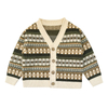 Ribbed Party Dress Casual Girls Baby Sweaters Cardigan Sweater