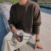 OEM & ODM Men Sweaters Cartoon Pullover Knitwear Fashion Knit Sweater Crew Neck Cotton Custom Sweater