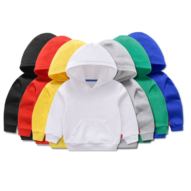 Children Fall Winter Clothes Custom Logo Private Label Pullover Kids Girl Boy Hoodie