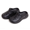 Factory Plastic Beach Anti-Slip Home Walking Girls Outdoor Sandal Man Ladies Eva Flat Sandals For Adult