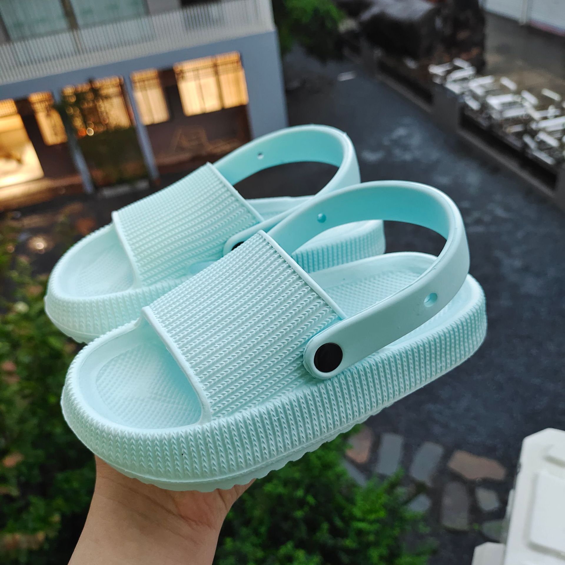 Summer Children's Slippers Wholesale, Indoor Household Cartoon Heel Strap for Boys And Girls