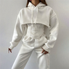 3 Pieces Tracksuit Custom Women Blank Sweatsuit