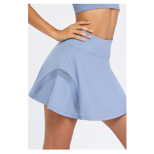 Custom Logo Mesh Breathable Shorts Lining Tennis Badminton Golf Mini Skirt Workout Sports Fitness For Women