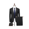 Wholesale Top High Quality Men's Slim Fit Leisure Professional Office 2-piece Set Suit