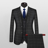 Suit Professional Manufacturer New Plaid Formal Business Wedding 3-piece Men's Formal Wear