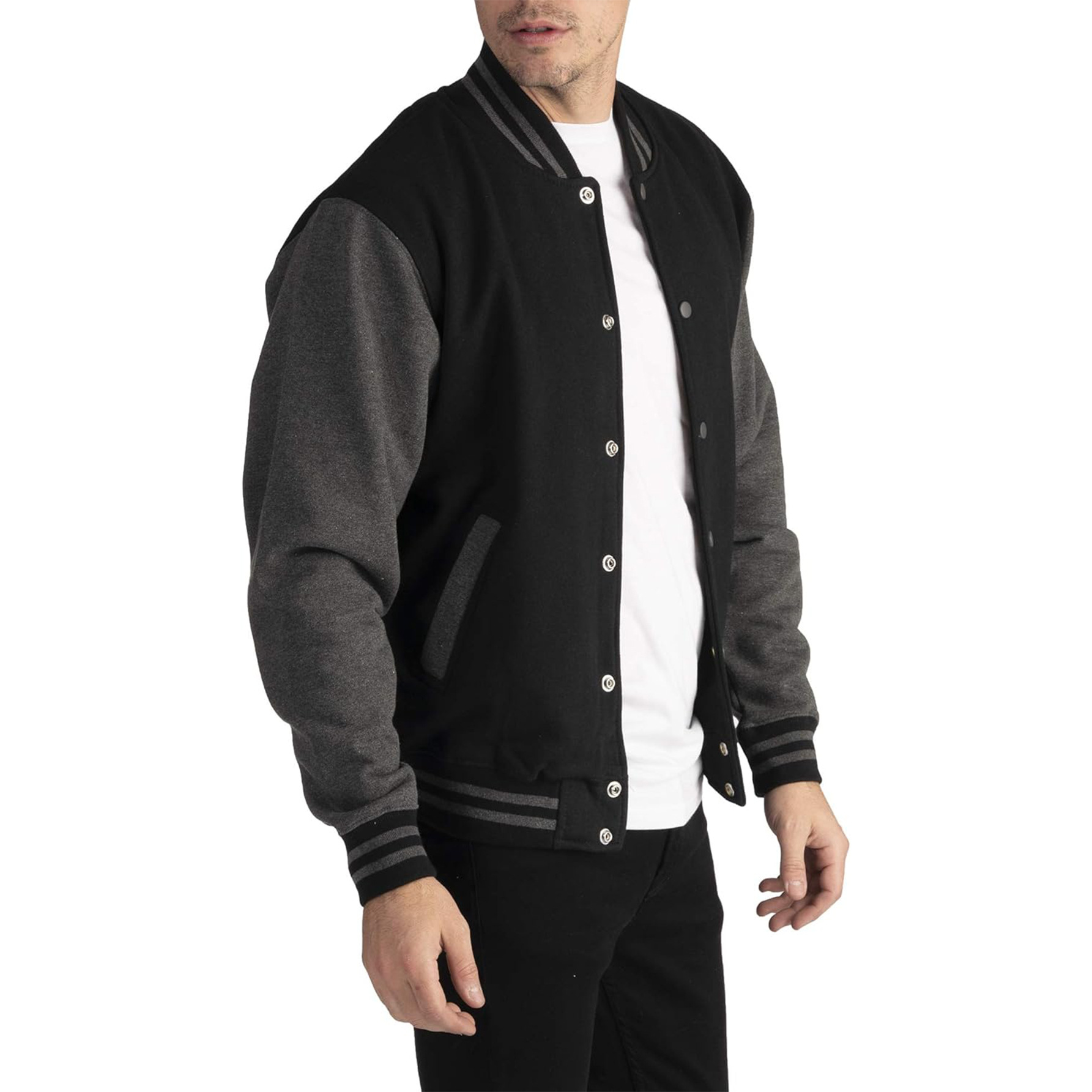 Trending Fashion Long Sleeve Custom Size Men Varsity Jacket Reasonable Price Custom Color Men Varsity Jacket