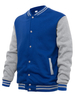 Winter Outdoor College Sports Varsity Jackets Letterman Baseball Varsity Jacket for Men's Quick Dry Breathable Varsity Jackets