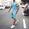Custom Men Shorts Sets Customized Logo Mens Matching Two Piece Summer 2 Piece Short Set for Men