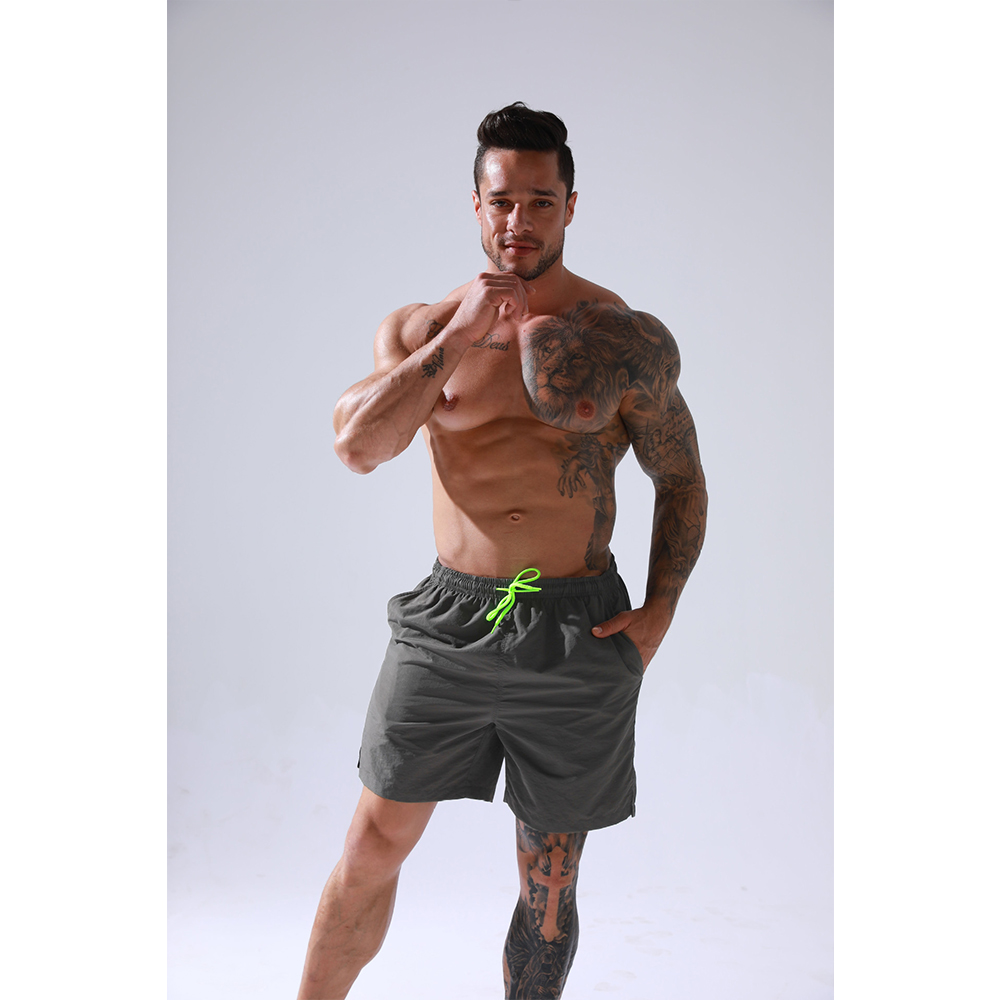 High Quality Quick Dry Beach Swim Shorts Nylon Men Board Short Swim Trunks Custom Logo Printing Mens Swim Shorts