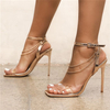 Strap High Heel Fashion Sandals New Style Thick Heel Sandals 