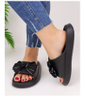 Custom Logo Bow Slippers Casual Non-slip Lightweight Soft-soled Slippers for Girls Summer Slippers