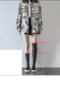 New Round Head Flat over The Knee Boots Size 44 White Bottom Thigh Knee High Black Pu Leather Boot for Ladies Women