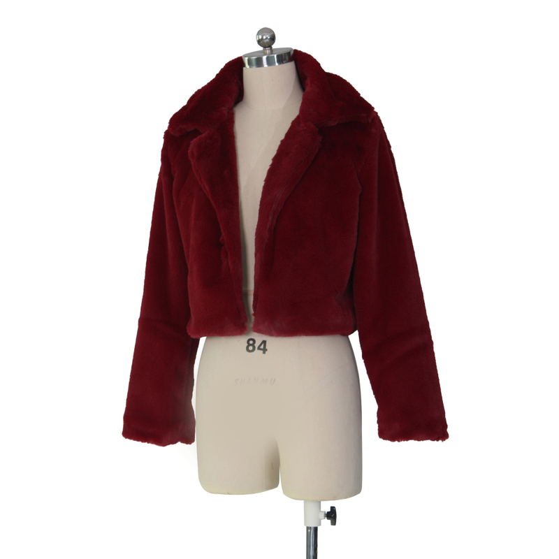 Fur Coat Winter Loose Faux Fur Cardigan Short Jacket