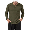  Custom Logo Men's Autumn O-neck Long Sleeved T-shirt Loose Fitting Pullover Casual Long Sleeved Men's T-shirt