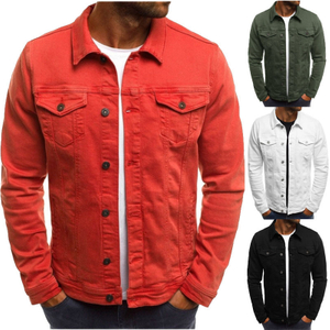 Custom Jeans Jacket Street Wear Flight Men Rip Denim Jacket In Bulk Brand Casual Fashion Men Coat