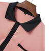 Men Full Sleeve Solid Color Polo Shirt
