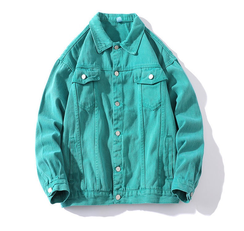 Fashion New Oversize Winter Jackets Solid Color Hip Hop Jeans Jacket For Men Custom Jackets Coat Unisex