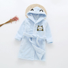Kids Robes Baby Hooded Bathrobe Soft Plush Fleece Bath Robe