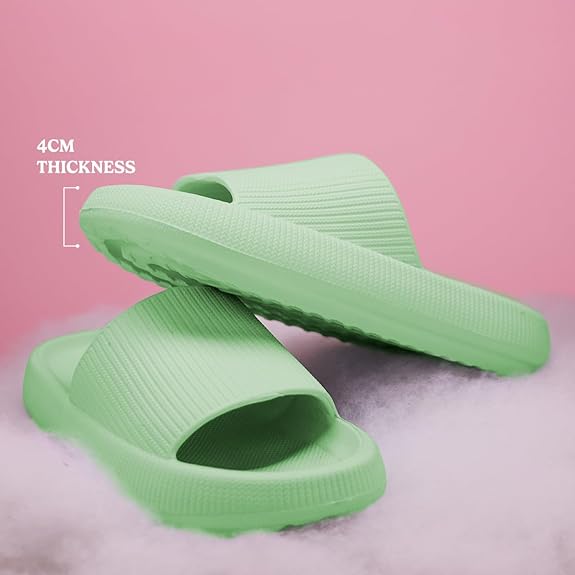 Lightweight Foot Pain Pillow Slides Slippers