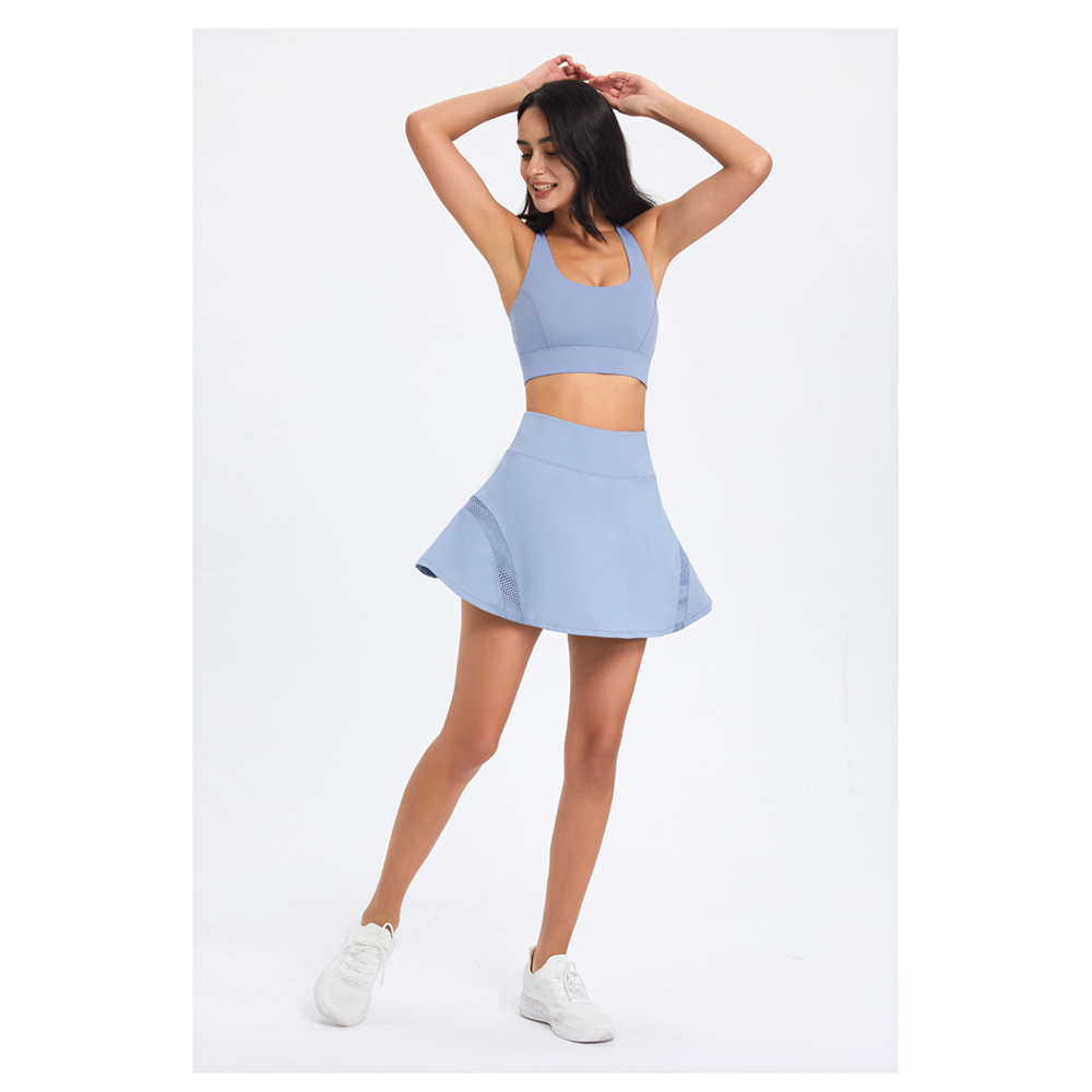Custom Logo Mesh Breathable Shorts Lining Tennis Badminton Golf Mini Skirt Workout Sports Fitness For Women